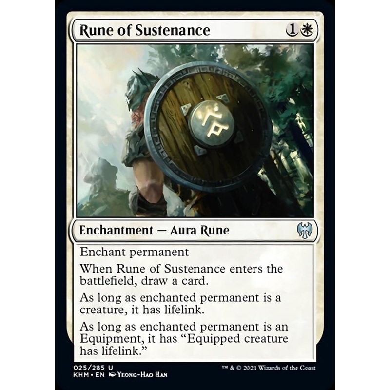 Rune of Sustenance [Kaldheim]