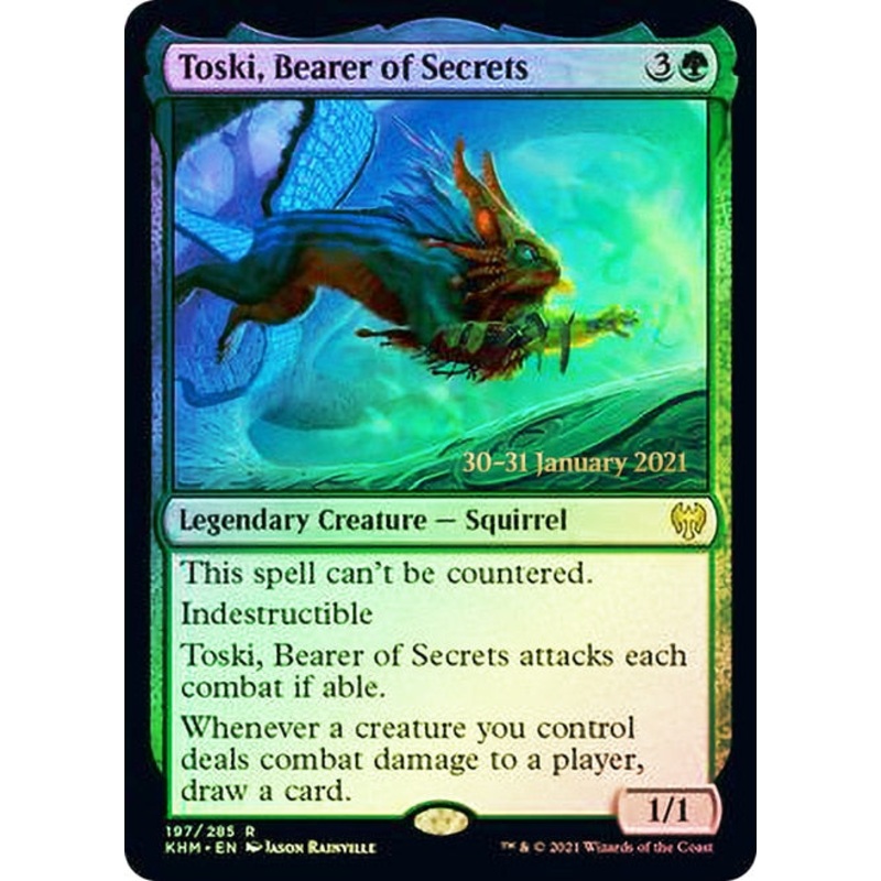 Toski, Bearer of Secrets [Kaldheim Prerelease Promos]