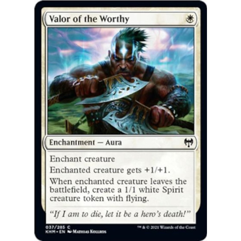 Valor of the Worthy [Kaldheim]