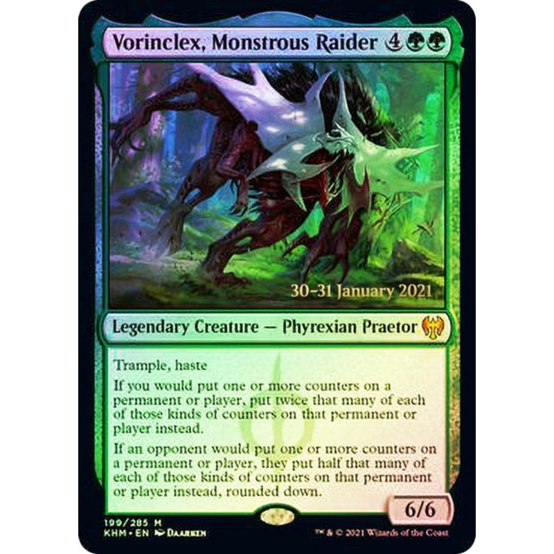 Vorinclex, Monstrous Raider [Kaldheim Prerelease Promos]