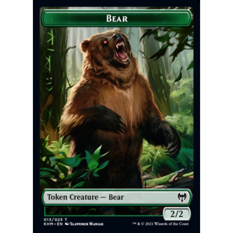 Bear Token [Kaldheim Tokens]