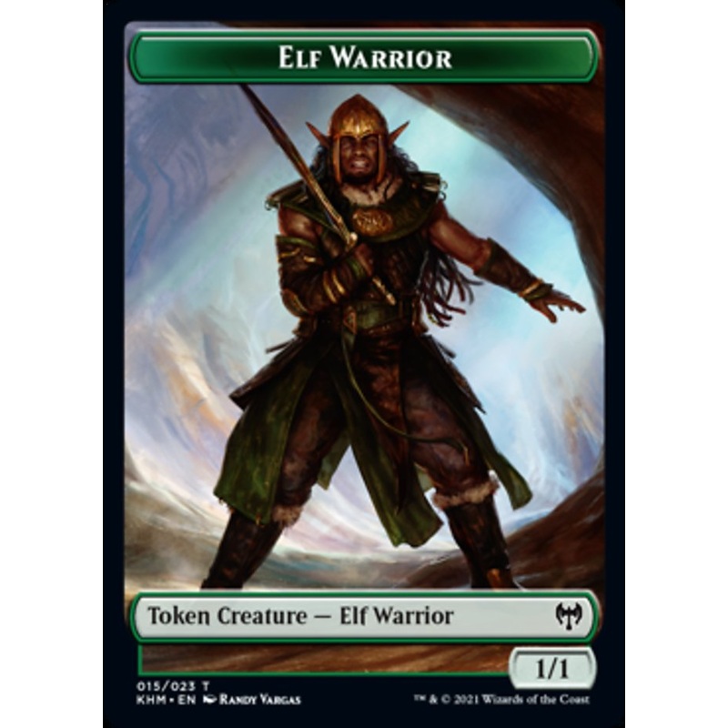 Elf Warrior Token [Kaldheim Tokens]