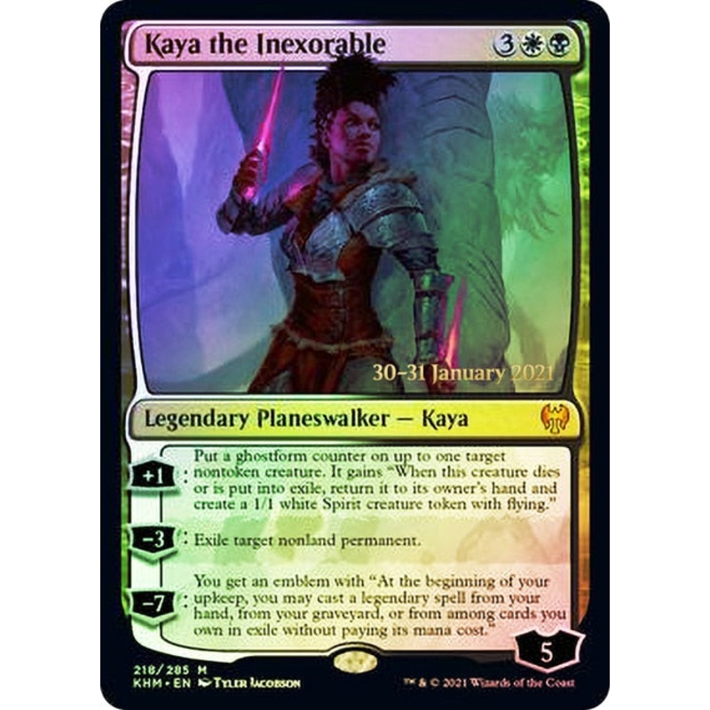 Kaya the Inexorable [Kaldheim Prerelease Promos]