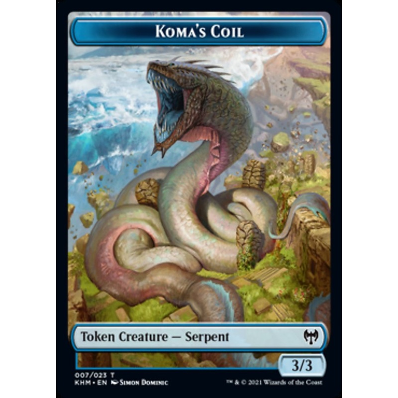 Koma's Coil Token [Kaldheim Tokens]