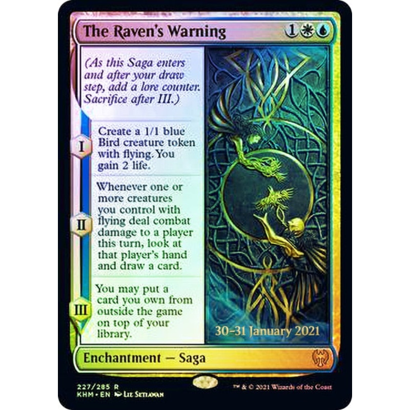 The Raven's Warning [Kaldheim Prerelease Promos]