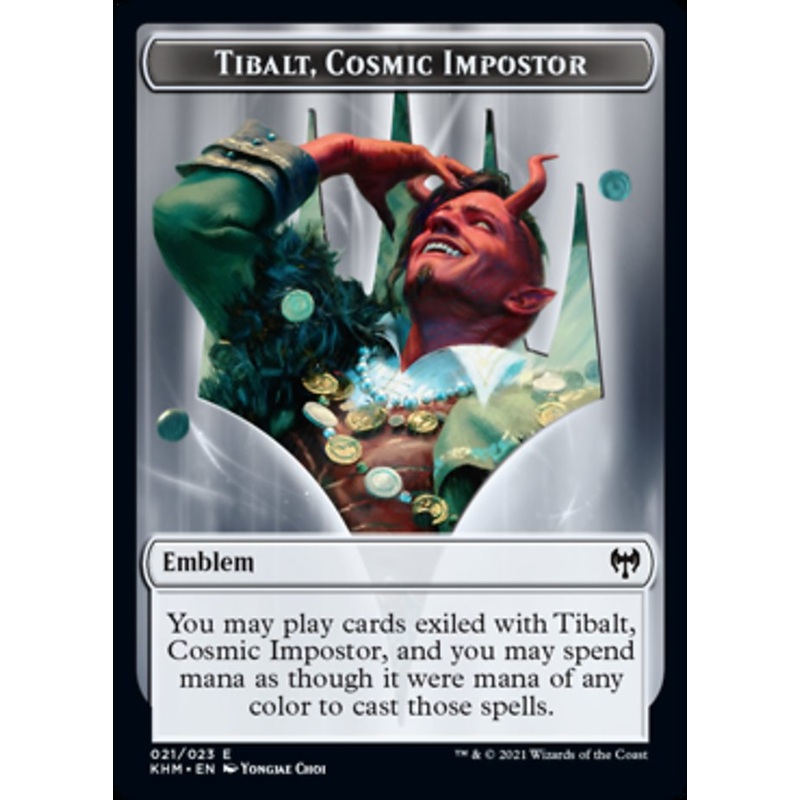 Tibalt, Cosmic Impostor Emblem [Kaldheim Tokens]