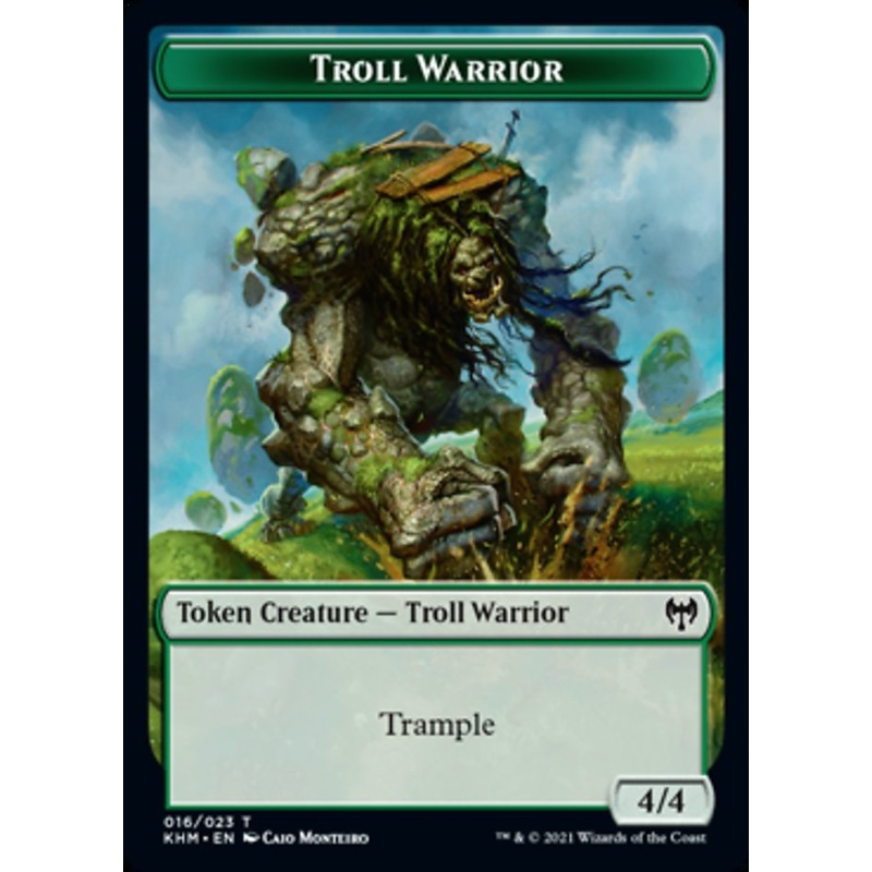 Troll Warrior Token [Kaldheim Tokens]