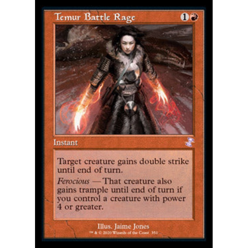 Temur Battle Rage (Timeshifted) [Time Spiral Remastered]