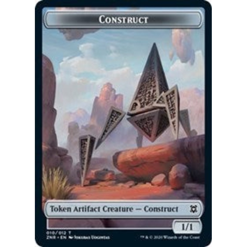 Construct // Illusion Double-Sided Token [Zendikar Rising Tokens]