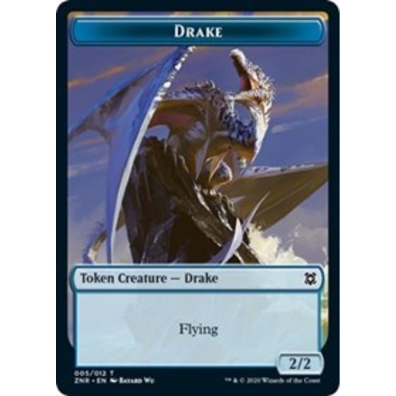 Drake // Goblin Construct Double-Sided Token [Zendikar Rising Tokens]