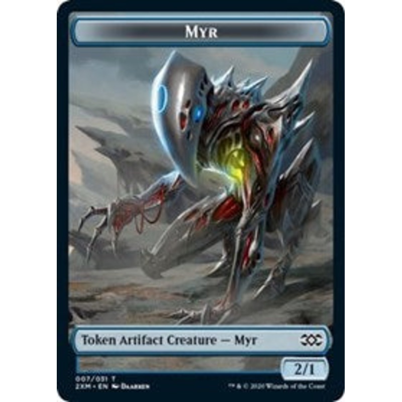 Myr (007) // Shapeshifter Double-Sided Token [Double Masters Tokens]