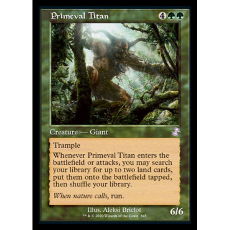 Primeval Titan (Timeshifted) [Time Spiral Remastered]