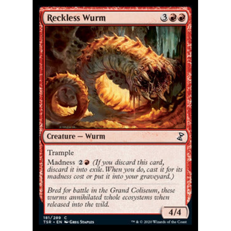 Reckless Wurm [Time Spiral Remastered]