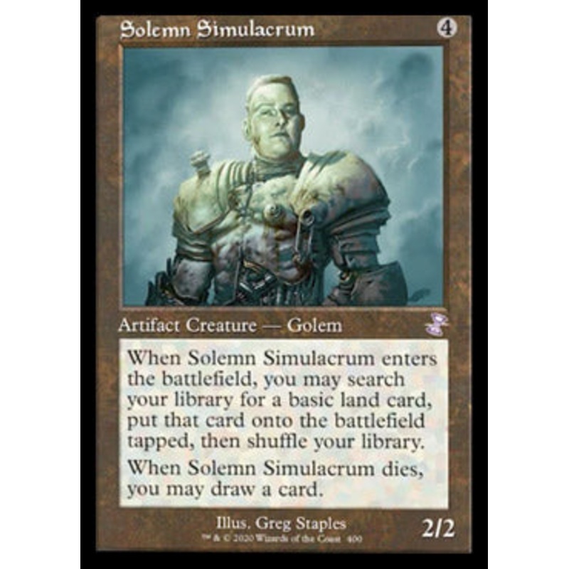 Solemn Simulacrum (Timeshifted) [Time Spiral Remastered]