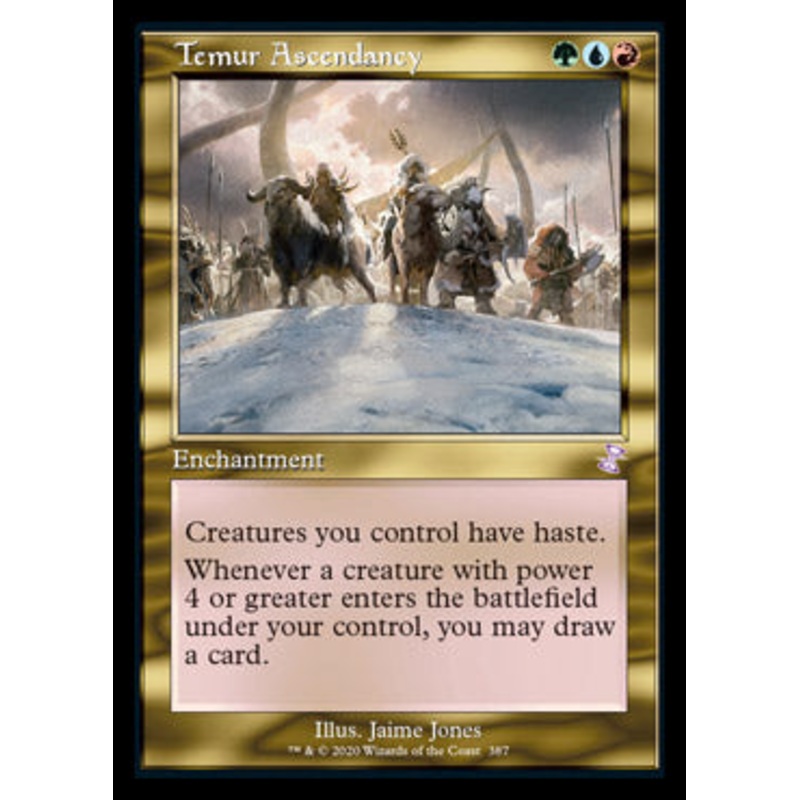 Temur Ascendancy (Timeshifted) [Time Spiral Remastered]