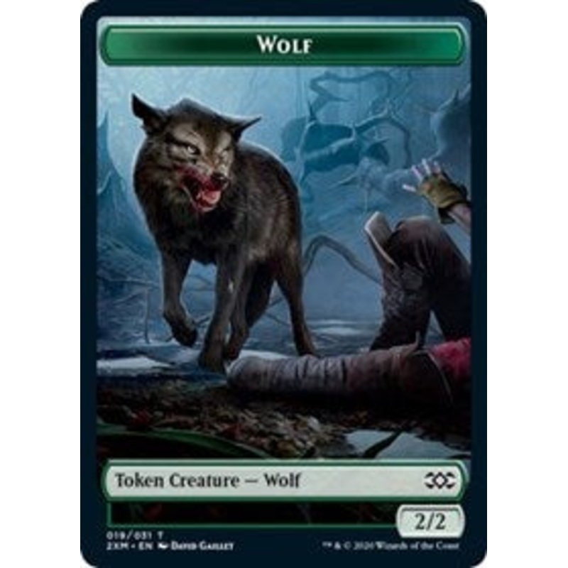 Wolf // Wurm (030) Double-Sided Token [Double Masters Tokens]