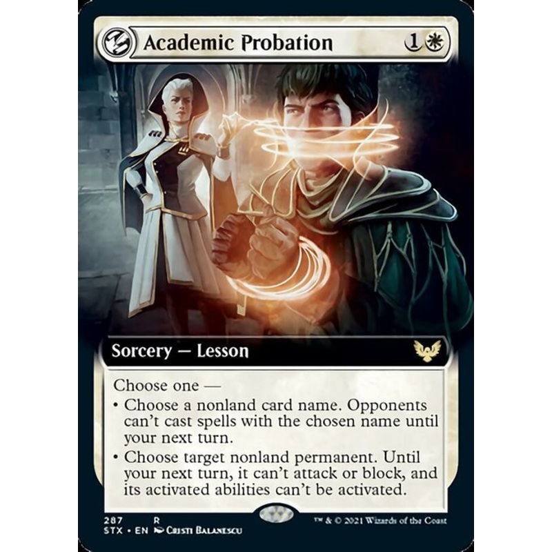 Academic Probation (Extended Art) [Strixhaven: School of Mages]