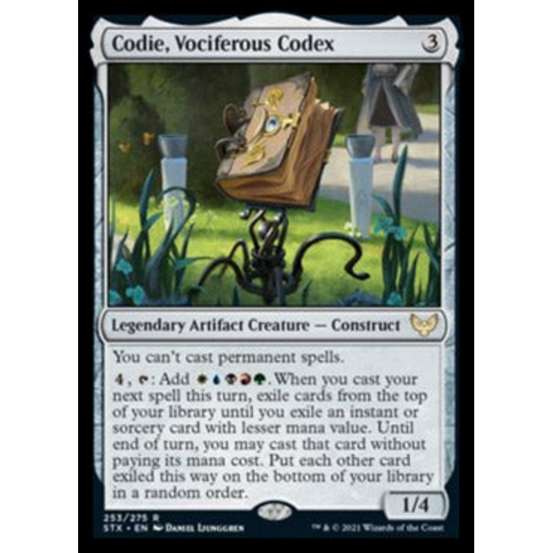 Codie, Vociferous Codex [Strixhaven: School of Mages]