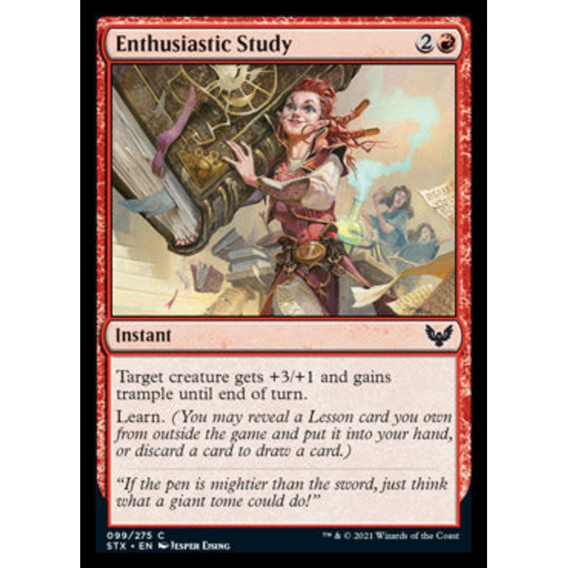 Enthusiastic Study [Strixhaven: School of Mages]