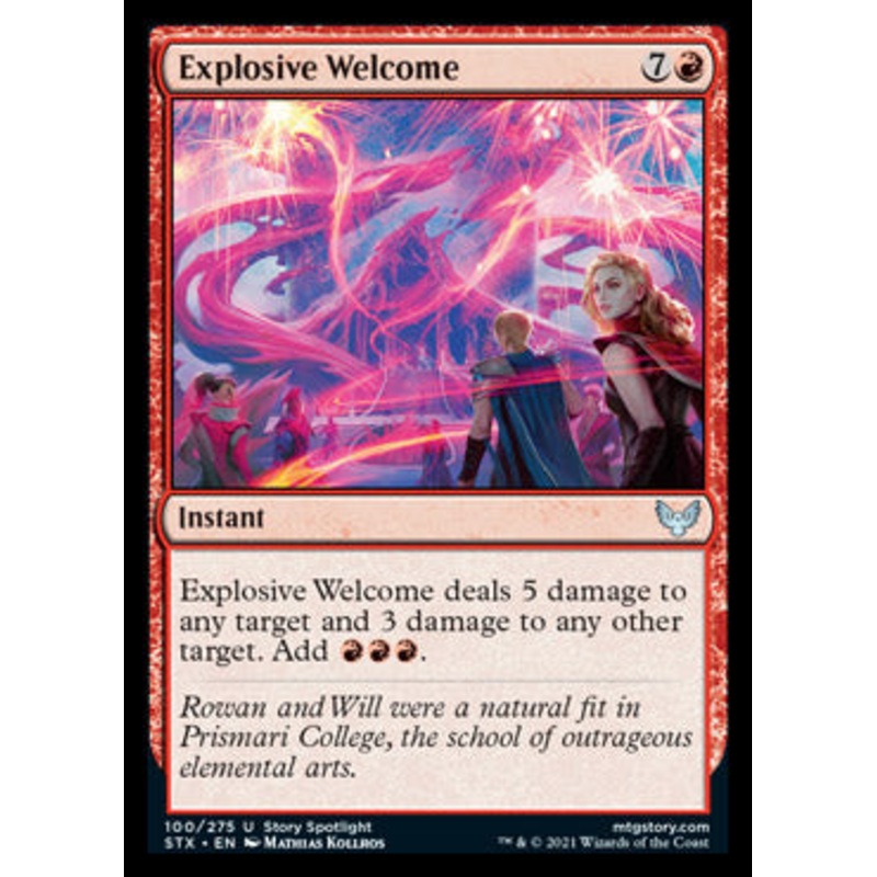 Explosive Welcome [Strixhaven: School of Mages]