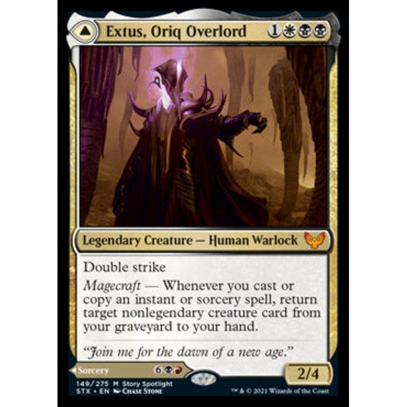 Extus, Oriq Overlord // Awaken the Blood Avatar [Strixhaven: School of Mages]