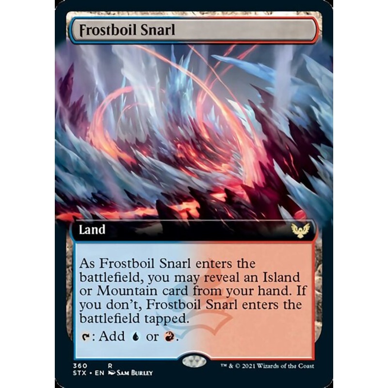 Frostboil Snarl (Extended Art) [Strixhaven: School of Mages]
