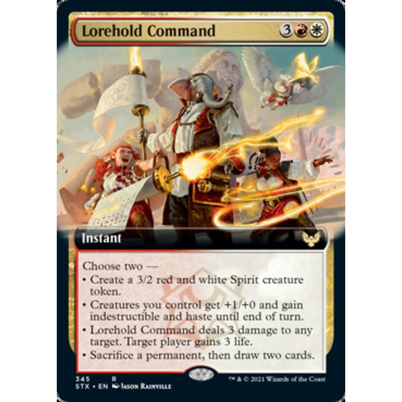 Lorehold Command (Extended Art) [Strixhaven: School of Mages]