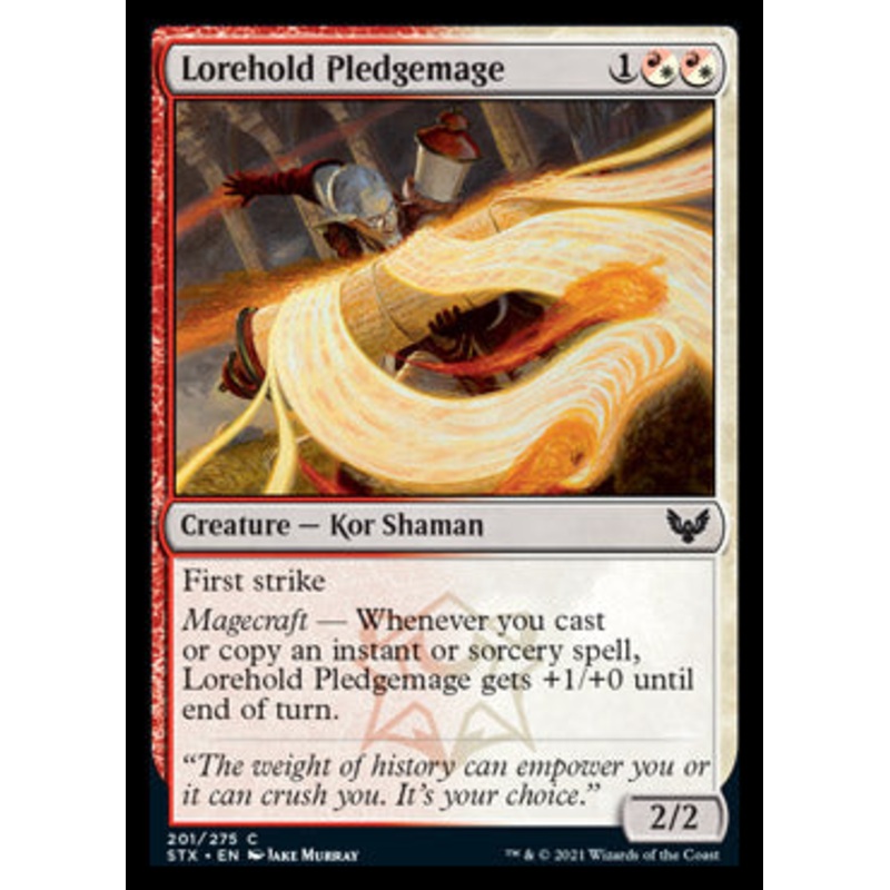 Lorehold Pledgemage [Strixhaven: School of Mages]