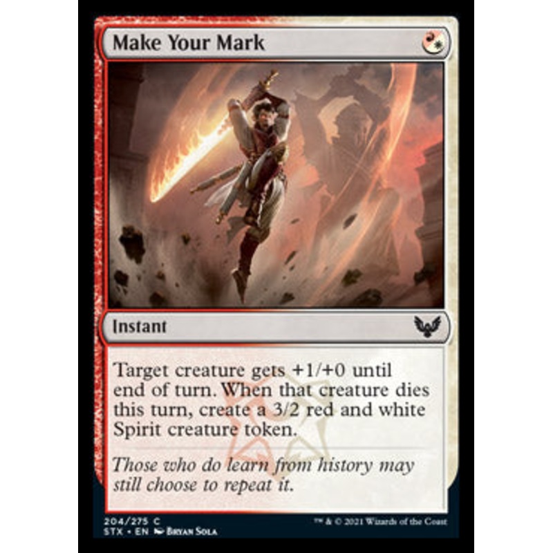 Make Your Mark [Strixhaven: School of Mages]