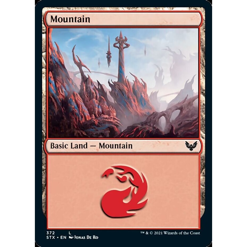 Mountain (372) [Strixhaven: School of Mages]