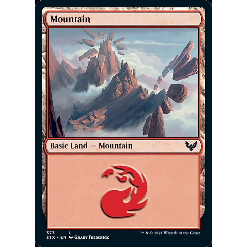 Mountain (373) [Strixhaven: School of Mages]