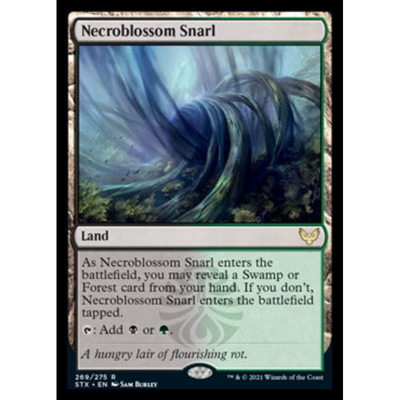 Necroblossom Snarl [Strixhaven: School of Mages]