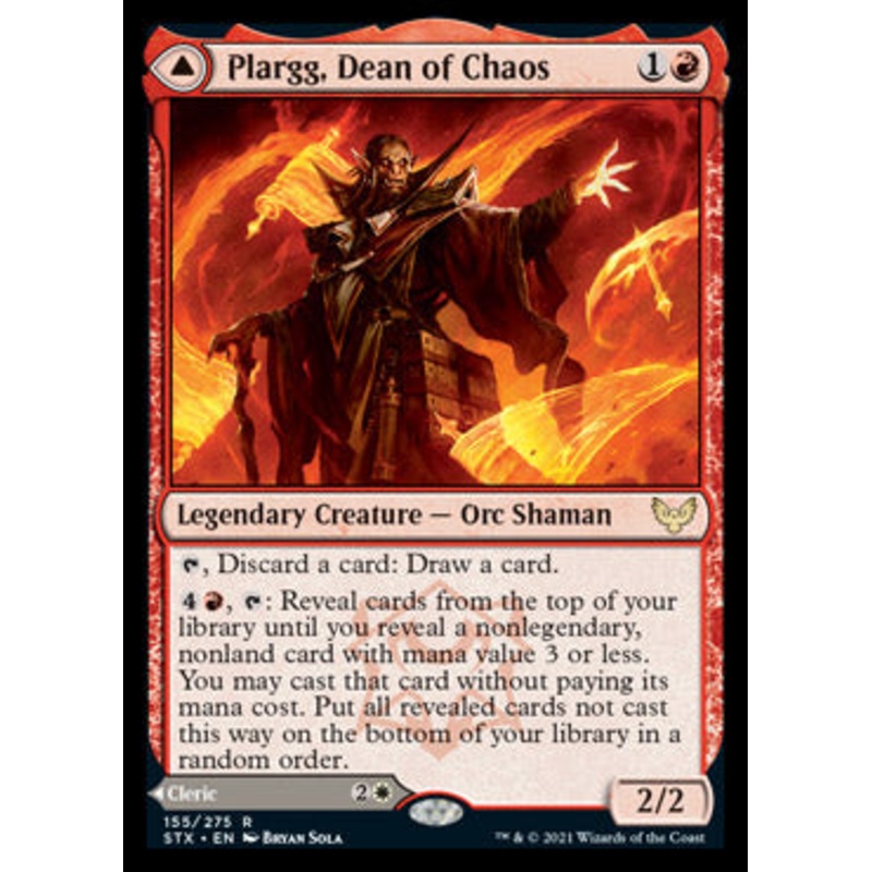 Plargg, Dean of Chaos // Augusta, Dean of Order [Strixhaven: School of Mages]
