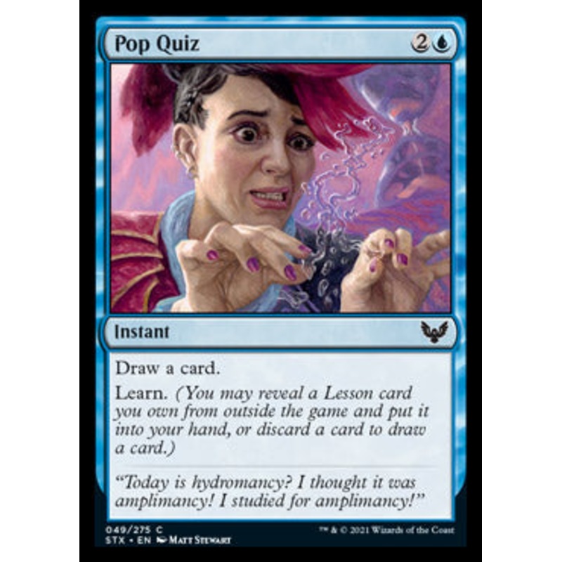 Pop Quiz [Strixhaven: School of Mages]