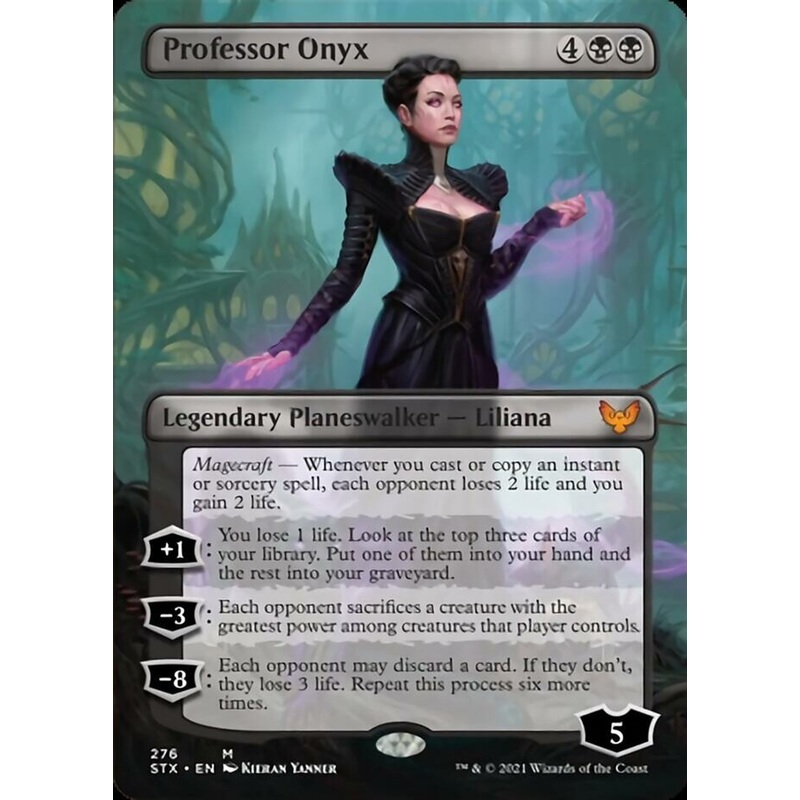 Professor Onyx (Borderless) [Strixhaven: School of Mages]