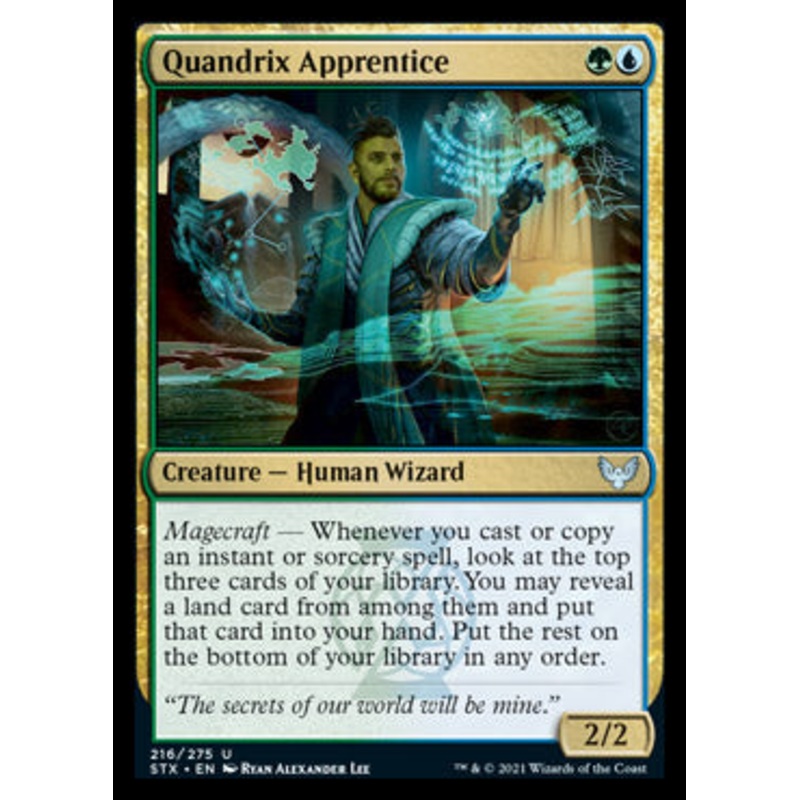 Quandrix Apprentice [Strixhaven: School of Mages]