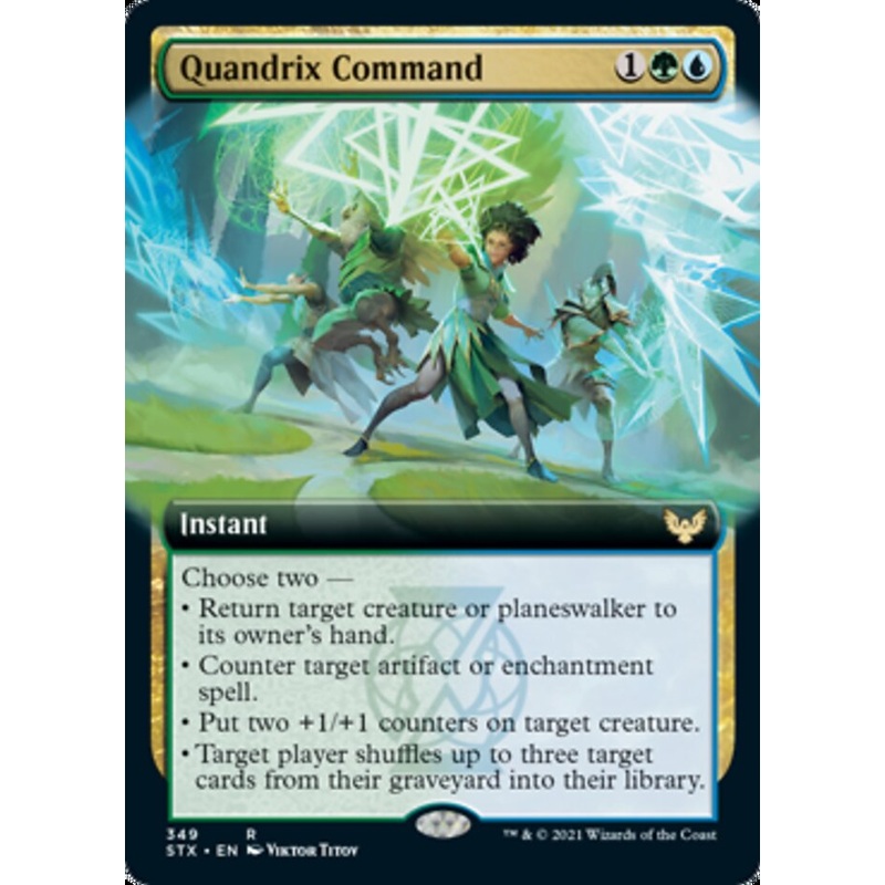 Quandrix Command (Extended Art) [Strixhaven: School of Mages]