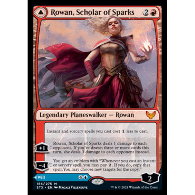 Rowan, Scholar of Sparks // Will, Scholar of Frost [Strixhaven: School of Mages]
