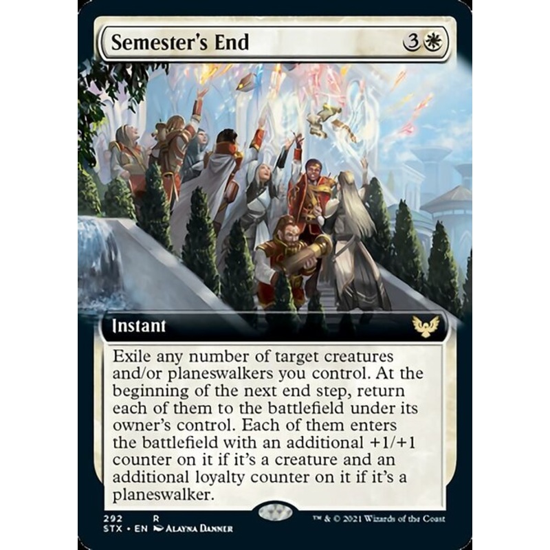 Semester's End (Extended Art) [Strixhaven: School of Mages]