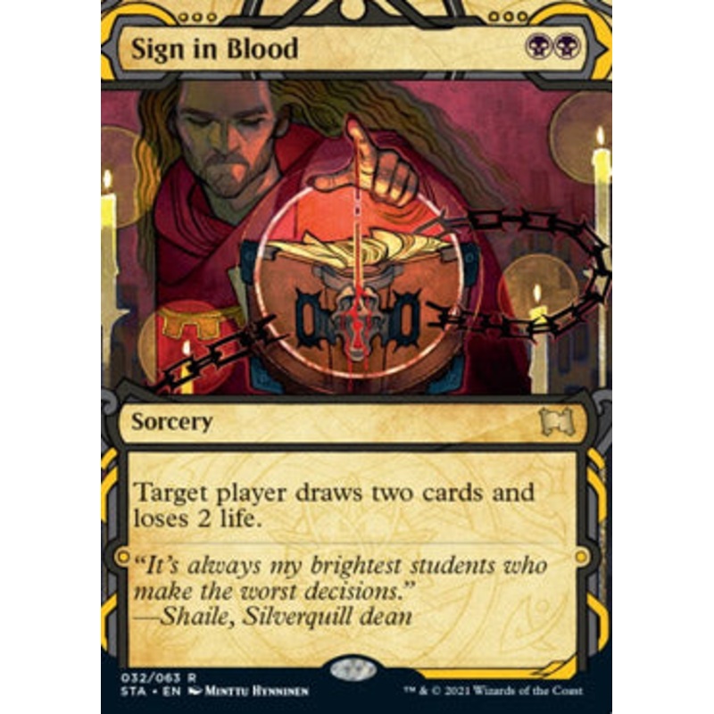 Sign in Blood [Strixhaven: School of Mages Mystical Archive]