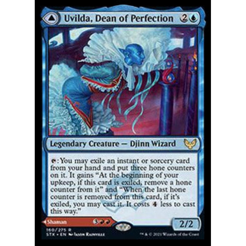 Uvilda, Dean of Perfection // Nassari, Dean of Expression [Strixhaven: School of Mages]
