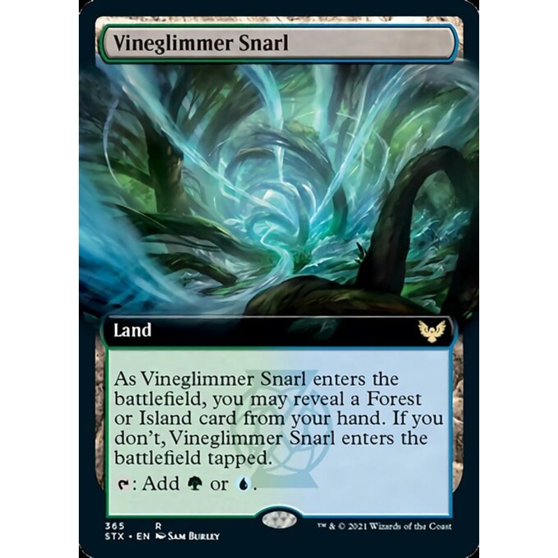 Vineglimmer Snarl (Extended Art) [Strixhaven: School of Mages]