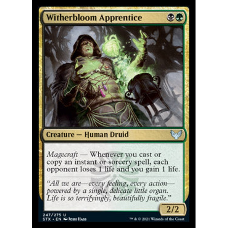 Witherbloom Apprentice [Strixhaven: School of Mages]