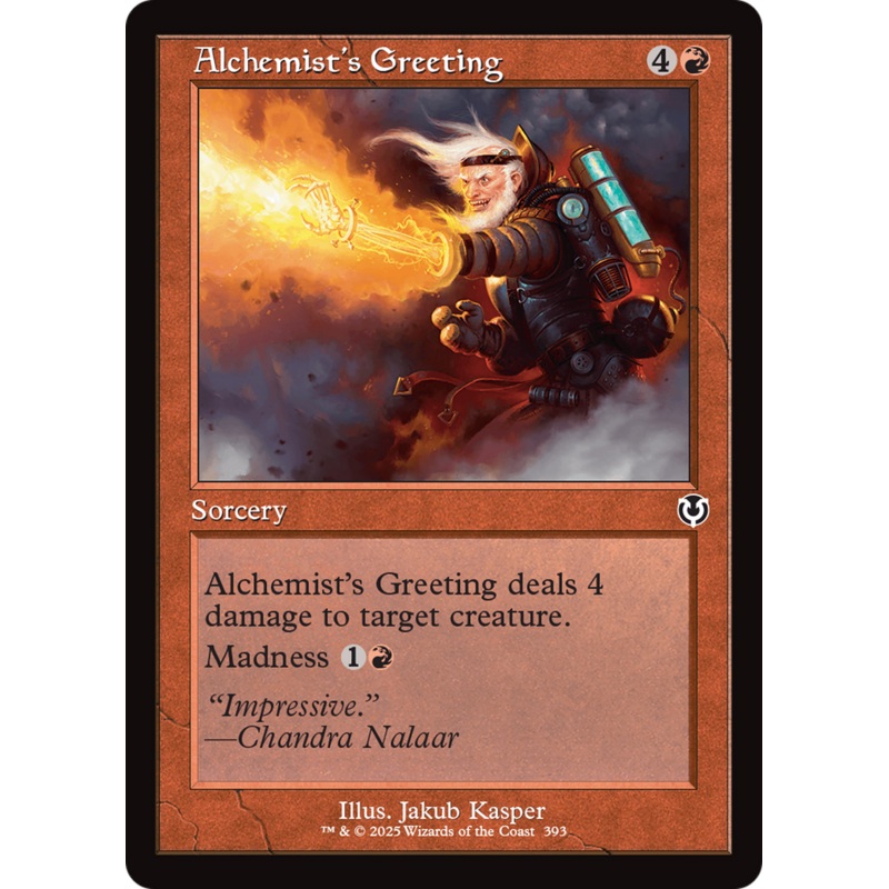 Alchemist's Greeting (Retro Frame) [Innistrad Remastered]
