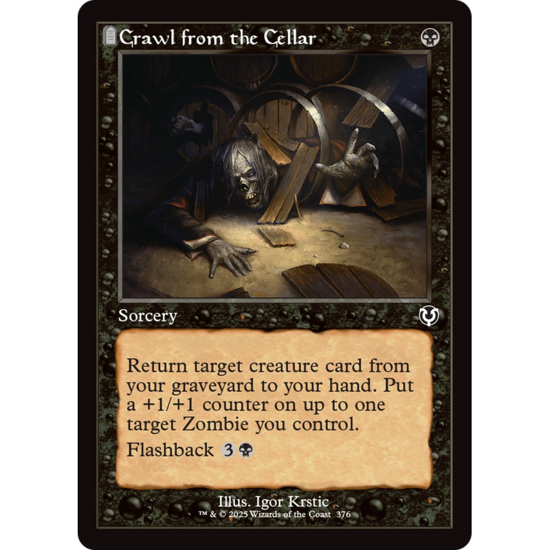 Crawl from the Cellar (Retro Frame) [Innistrad Remastered]