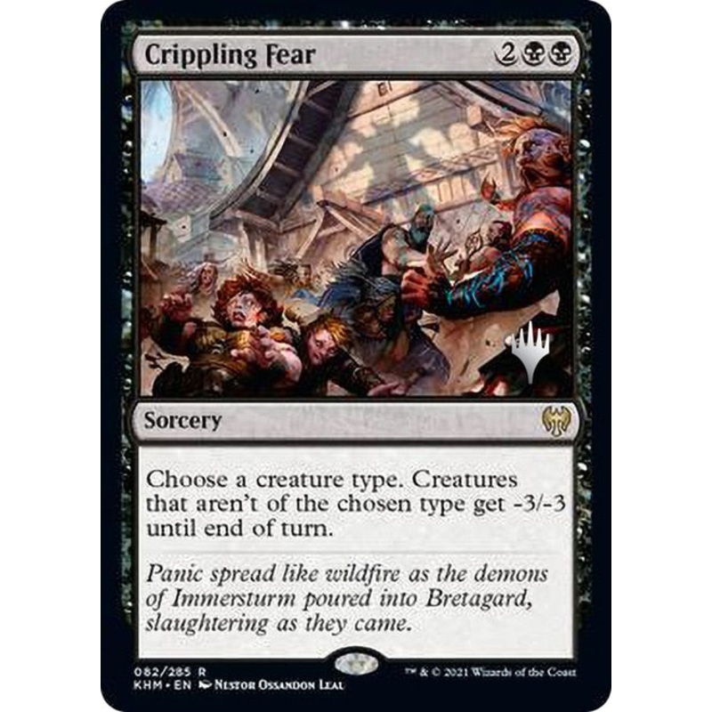 Crippling Fear (Promo Pack) [Kaldheim Promos]