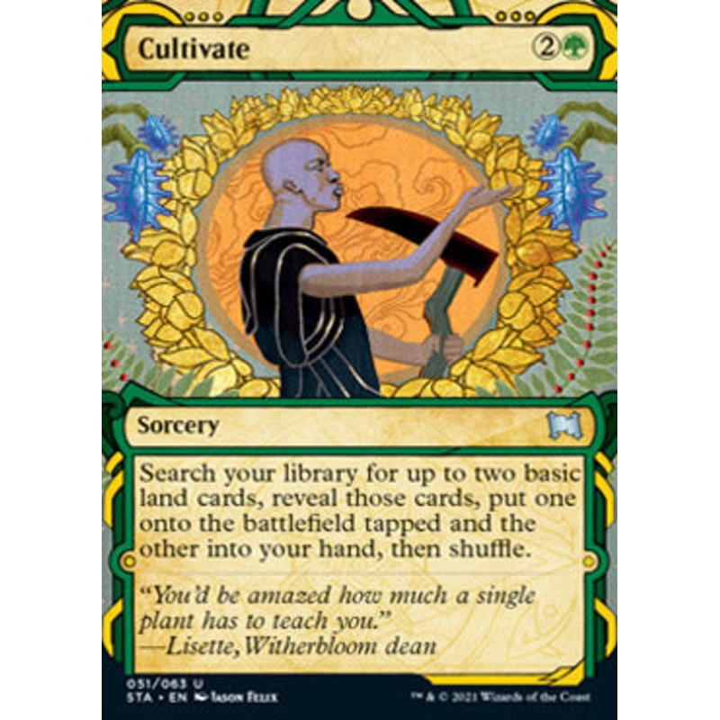 Cultivate (Foil Etched) [Strixhaven: School of Mages Mystical Archive]