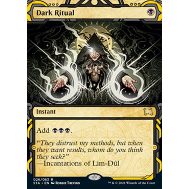 Dark Ritual (Foil Etched) [Strixhaven: School of Mages Mystical Archive]
