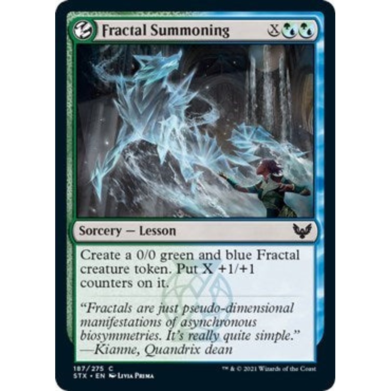 Fractal Summoning [Strixhaven: School of Mages]