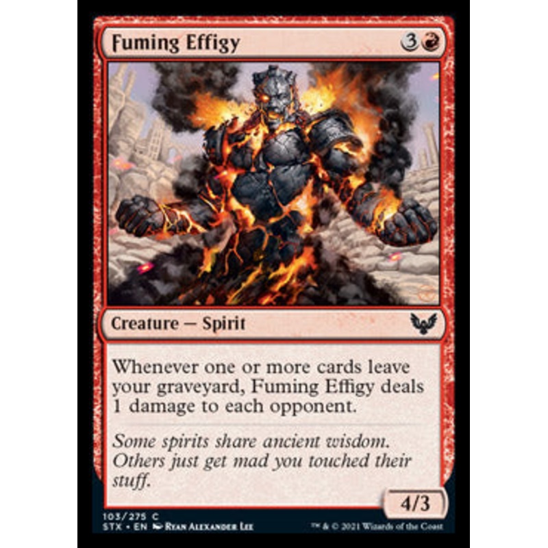 Fuming Effigy [Strixhaven: School of Mages]